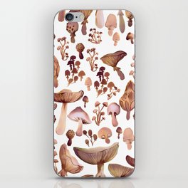 Watercolor Mushrooms iPhone Skin