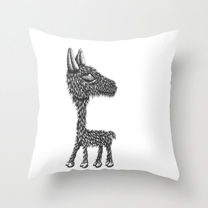 Llama Throw Pillow