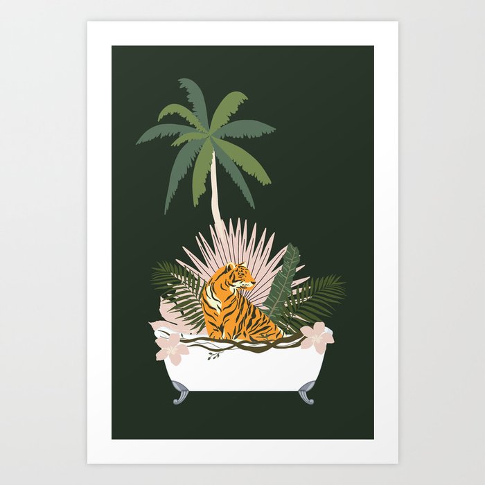 Jungle Spa Art Print