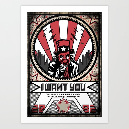 I WANT YOU Art Print