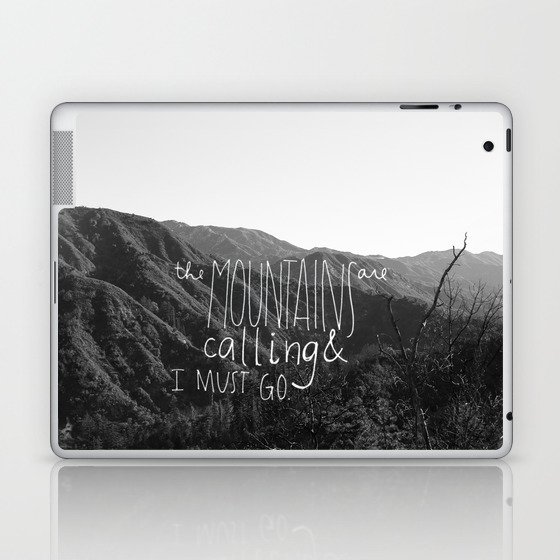 the mountains are calling Laptop & iPad Skin