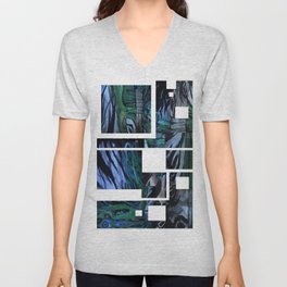 The Abstraction of Utopia and Oblivion  V Neck T Shirt