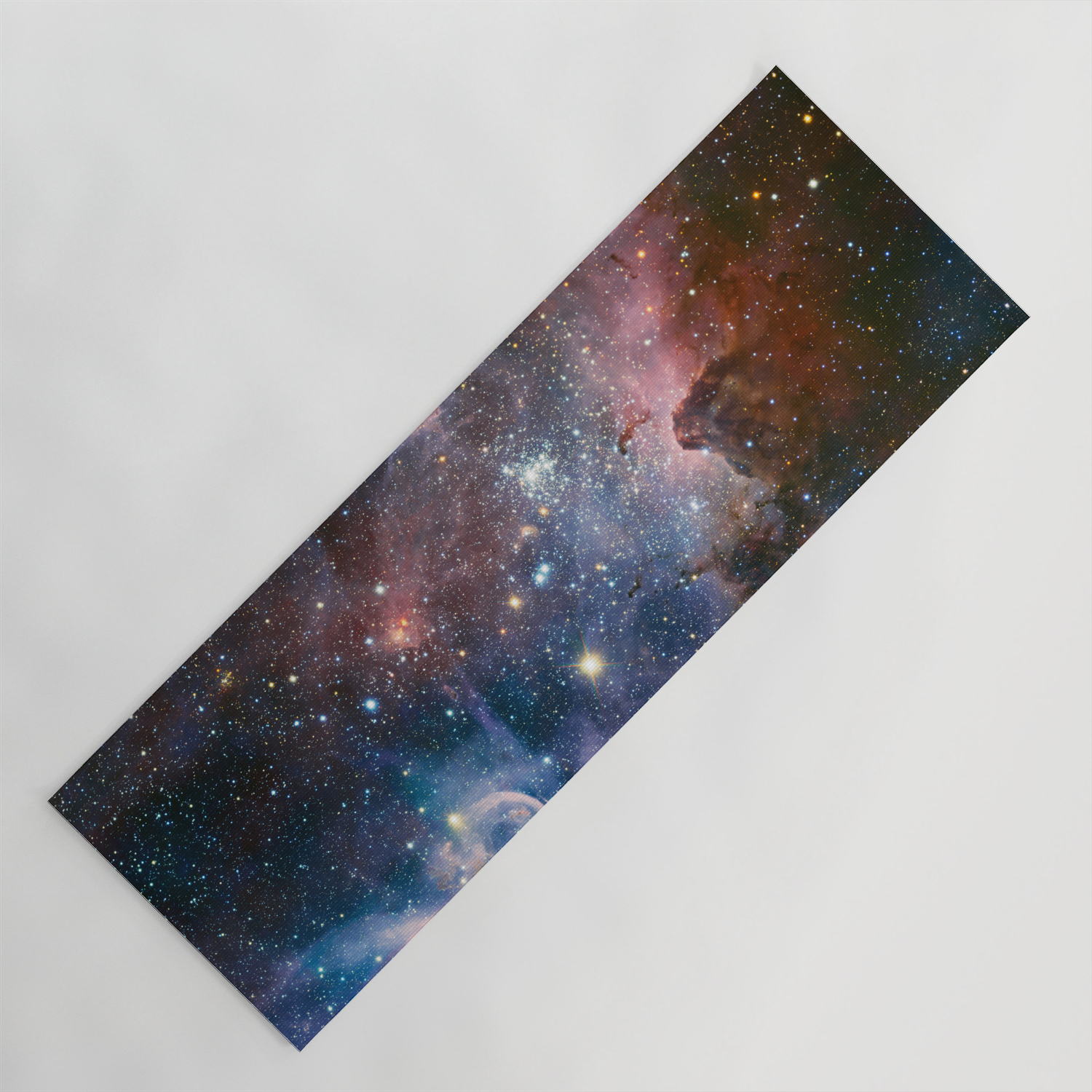Stars in Space Yoga Mat by 