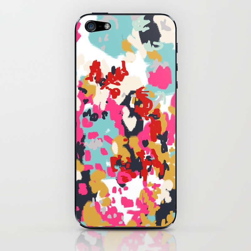 Inez Modern Abstract Painting In Bold Colors For Trendy Modern