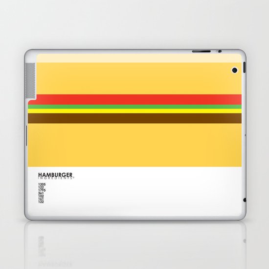 Pantone Food - Hamburger Laptop & iPad Skin