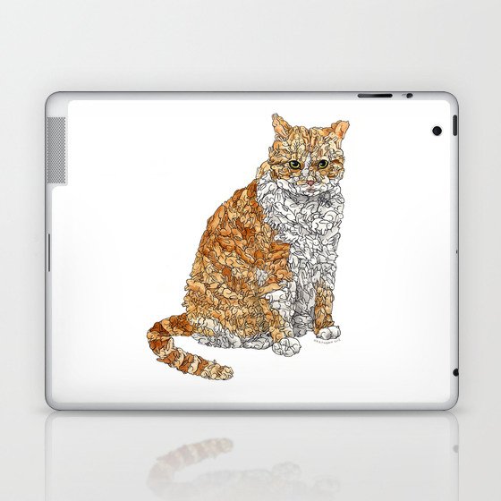 Tabby Bunny Kitty Laptop & iPad Skin