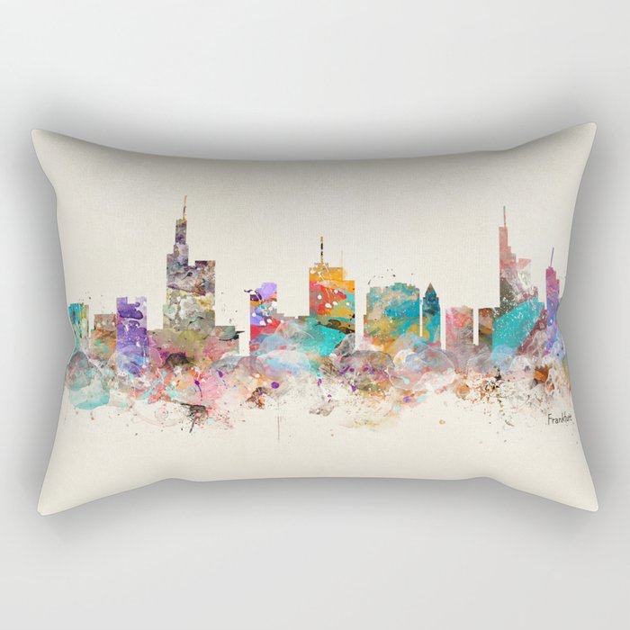 Frankfurt city Germany Rectangular Pillow