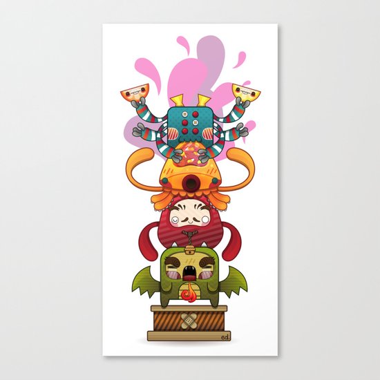Monster´s Totem Canvas Print