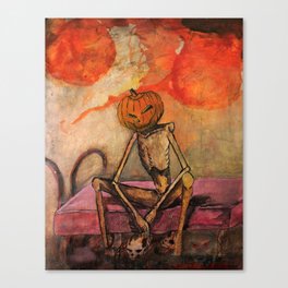 Halloween Head: Monsters Canvas Print