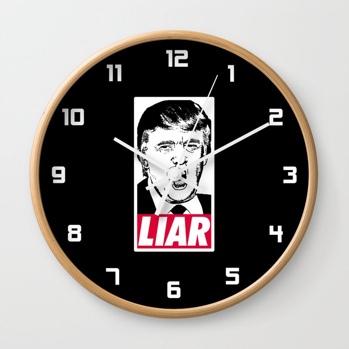 Trump - Liar Wall Clock
