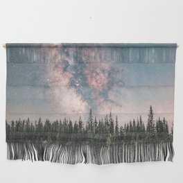 Milky Way Stars Forest Wall Hanging