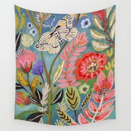 Butterfly Floral Wall Tapestry