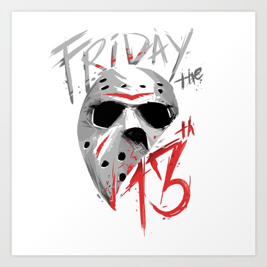 Friday The 13th Art Print By Lifehiker Society6