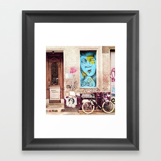 STREETART BERLIN by Jay Hops Framed Art Print