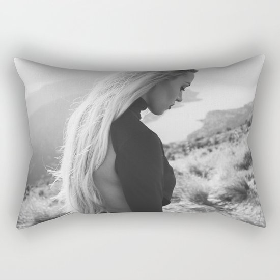 Black queen Rectangular Pillow