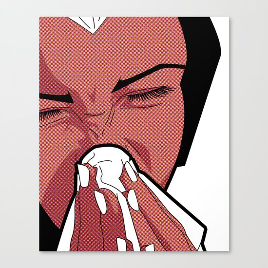The secret life of heroes - Storm Cold Canvas Print
