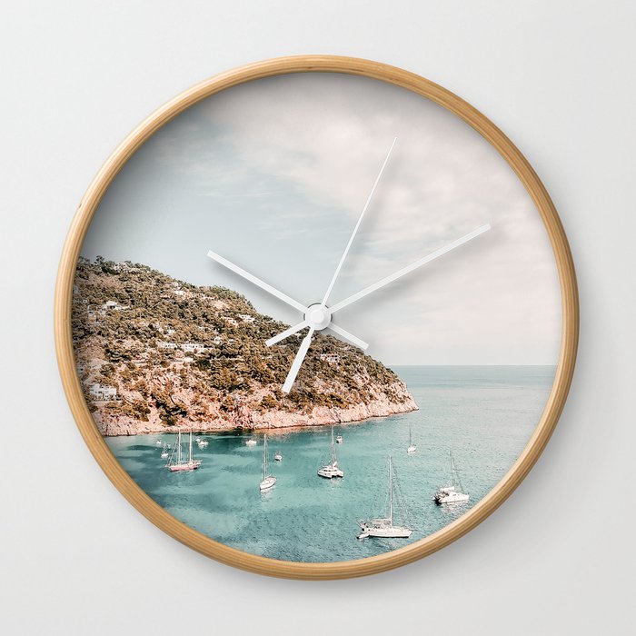 Ibiza Coast Summer Holiday Wall Clock
