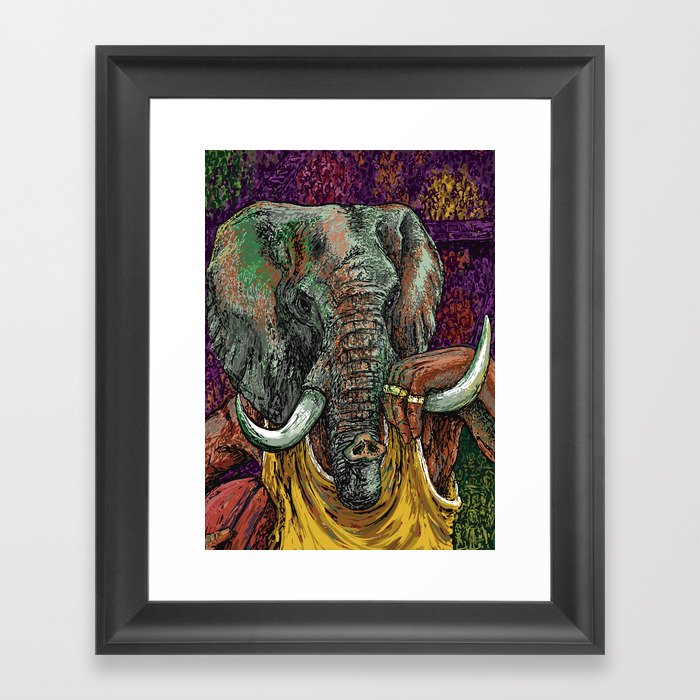 Elephant Spirit Framed Art Print