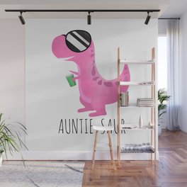 Auntie-Saur Wall Mural