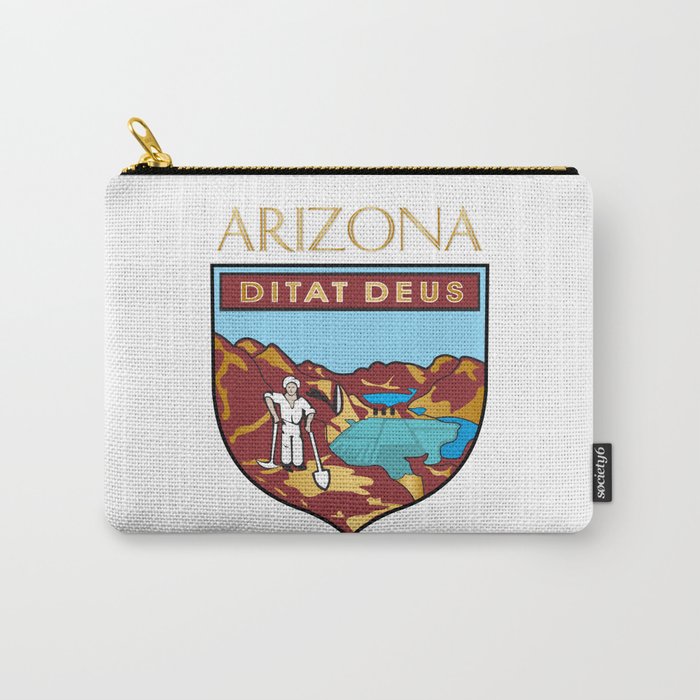 Arizona's seal Carry-All Pouch