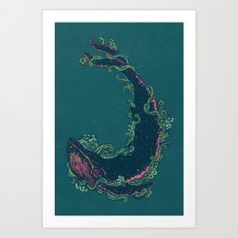 Whale Art Print