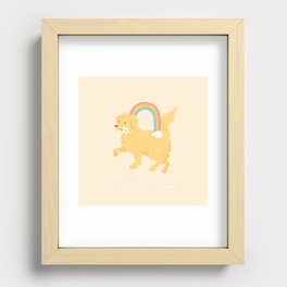 Golden Retriever Recessed Framed Print