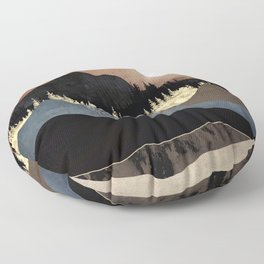 Autumn Mountains Floor Pillow