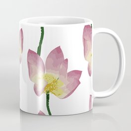 Seamless floral lotus pattern. Coffee Mug