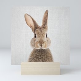 Rabbit - Colorful Mini Art Print