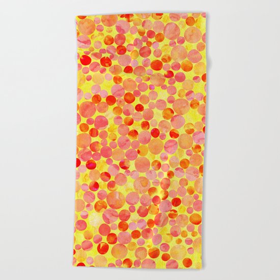 Confetti Pattern 03 Beach Towel