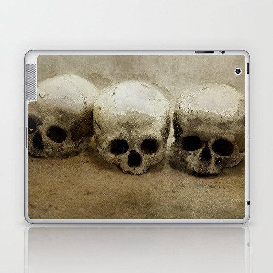 Three skulls Laptop & iPad Skin