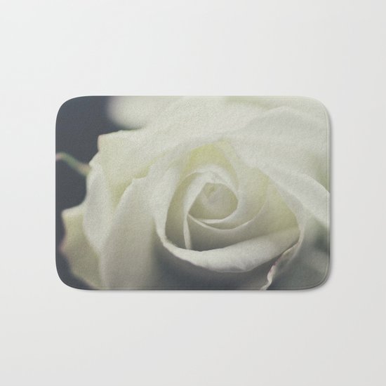 white rose II Bath Mat