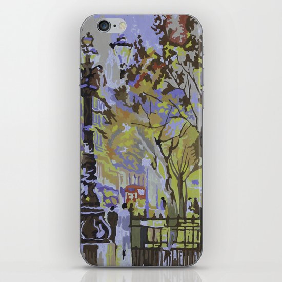 paint by numbers pattern iPhone & iPod Skin