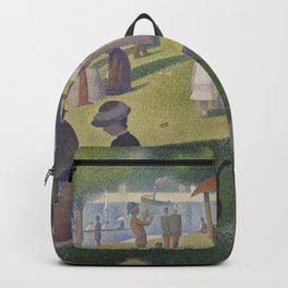 A Sunday on La Grande Jatte,  Georges Seurat Backpack | Seurant, Art, Decor, Oil, Painting, Georgesseurat, Lagrandejatte, Artistic, Puntillism 