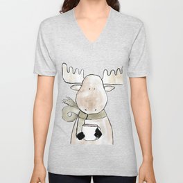 A-Moose-ing V Neck T Shirt