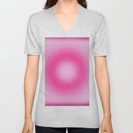 Spiritual Pink Aura Gradient Ombre Sombre Abstract  V Neck T Shirt | Simple, Graphicdesign, Minimal, Yoga, Ombre, Aesthetic, Minimalist, Pink, Self Healing, Aura 