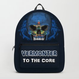 To The Core Collection: Vermont Backpack | Curated, Pride, Nationality, Country, Vermont, Blue, American, Digital, Graphicdesign, Tothecore 