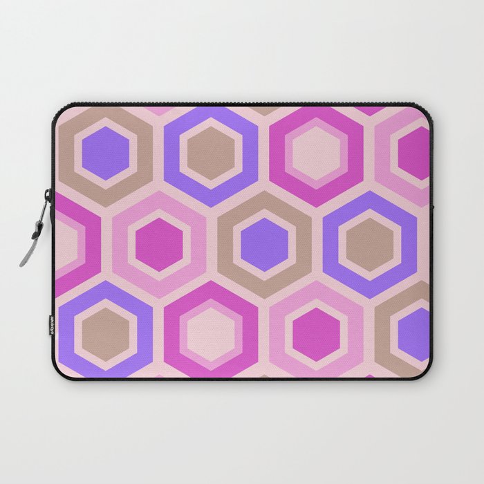 Geometric Honeycomb Pattern 4 Laptop Sleeve