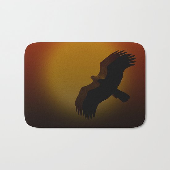 Shadow flight Bath Mat