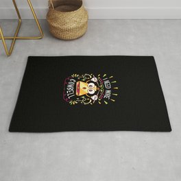 I Need More Cowbell - Funny Music Track Song Meme Illustration Rug