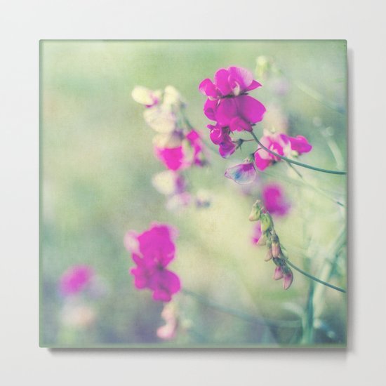 splashes of pink Metal Print