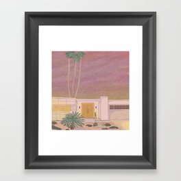 Palm Springs.  Framed Art Print