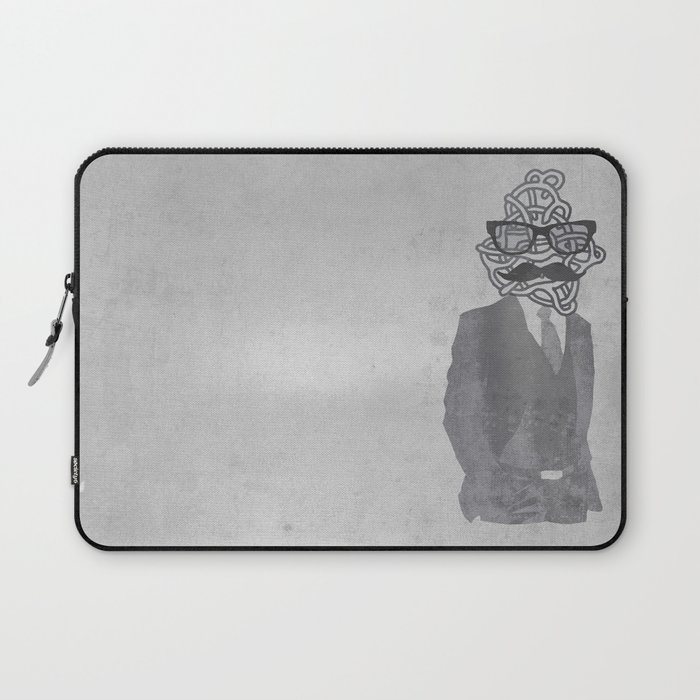 The Gentlemanly Squiggle Laptop Sleeve