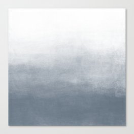 Ombre Paint Color Wash (slate gray/blue) Canvas Print