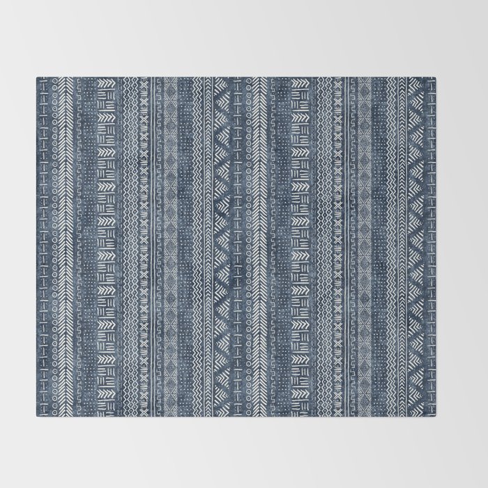 Throw Blanket Mudcloth Mud Cloth African Mudcloth African ...