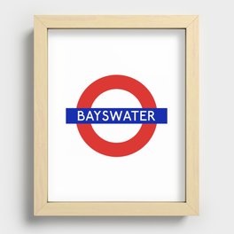 Bayswater Recessed Framed Print