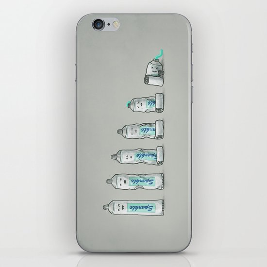 Life is like a tube of toothpaste iPhone & iPod Skin