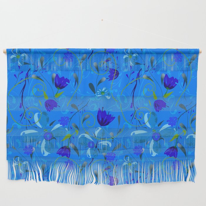 Watercolour flowers, floral ,summer pattern Wall Hanging
