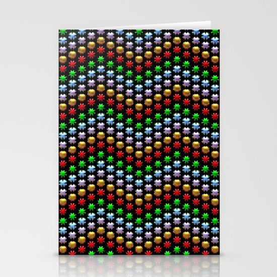 Beaded Chevrons Stationery Cards