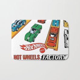 1970 American Issue Vintage Hot Wheels Redline Factory Advertisement Toy Car Poster Bath Mat | Nascar, Hotwheels, Matchbox, Print, Posters, Graphicdesign, Redline, Children, Vintage, Advertisement 